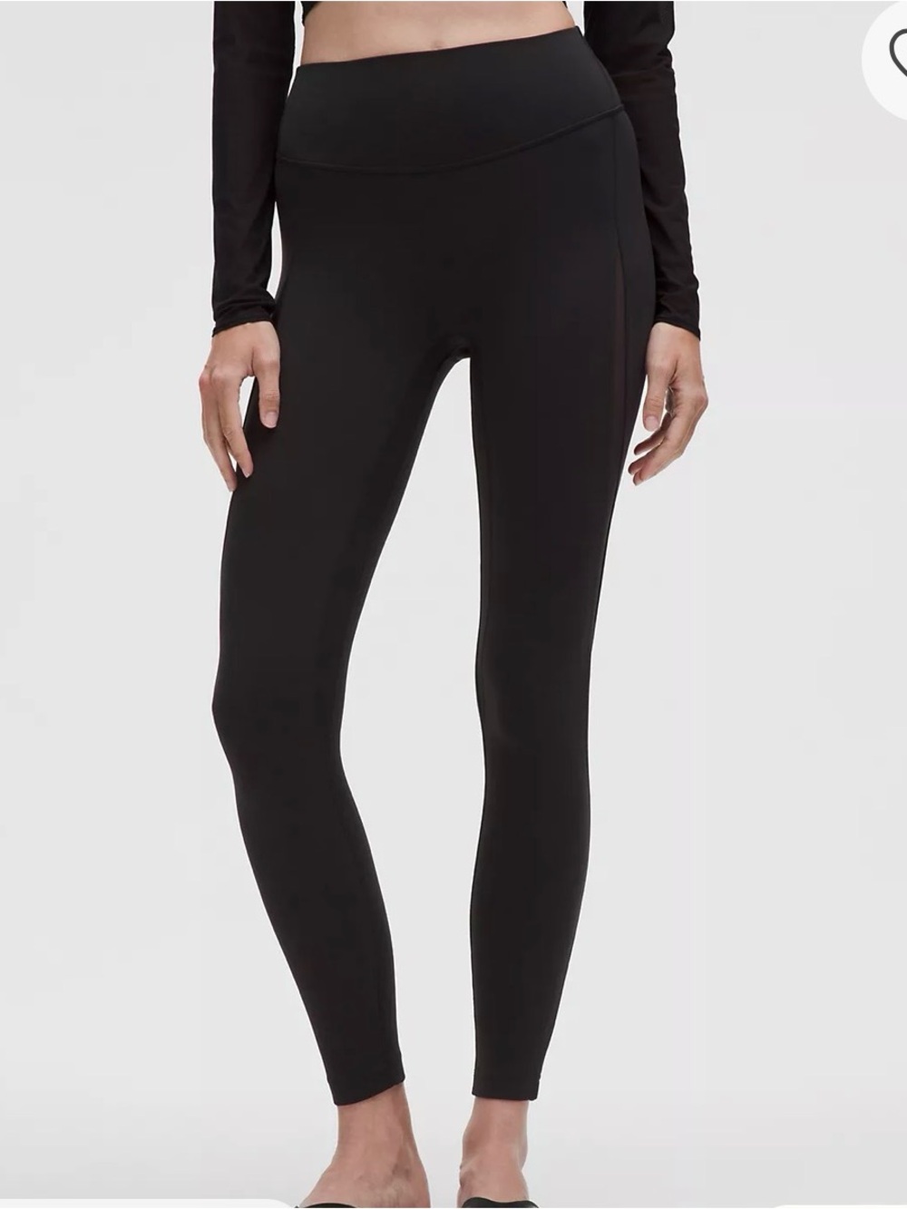 Nulu High-Rise Mesh-Panel Tight 25"